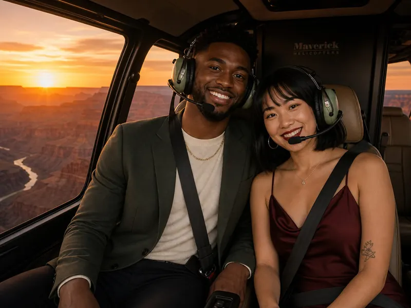 Grand Canyon Helicopter — couple