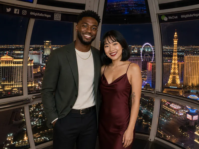 High Roller Wheel — couple