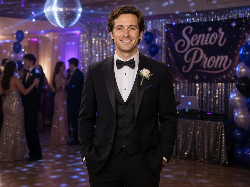 High School Prom AI photo booth effect — Solo rendering