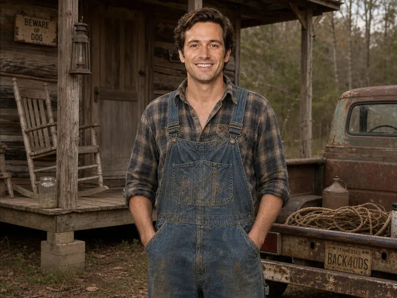 Hillbilly Transformation AI photo booth effect — Solo rendering