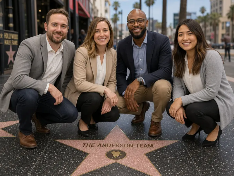 Hollywood Walk of Fame — group