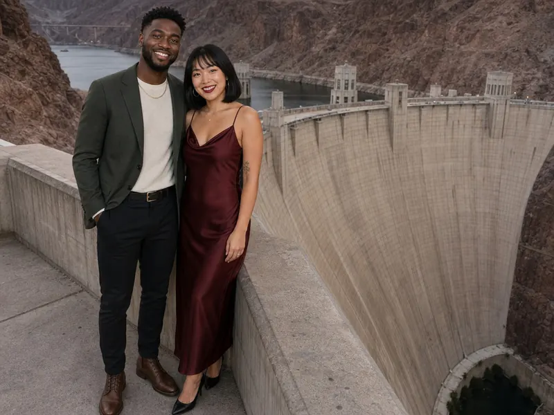 Hoover Dam Edge — couple