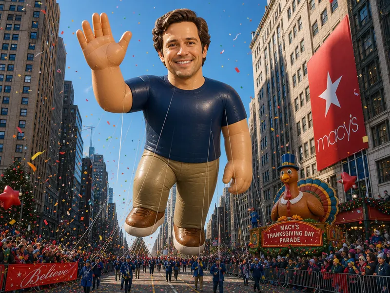 Macy's Day Parade Float AI photo booth effect — Solo rendering