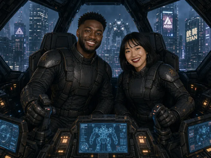 Mech Pilot Cockpit — couple