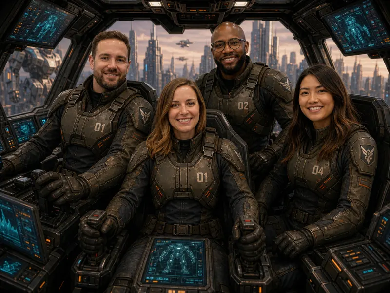 Mech Pilot Cockpit — group