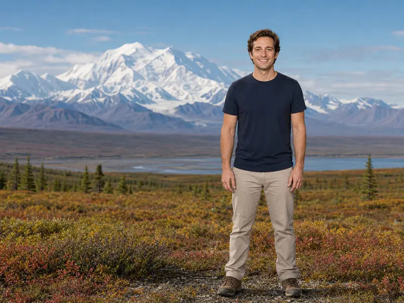 Mount Denali Alaska AI photo booth effect — Solo rendering
