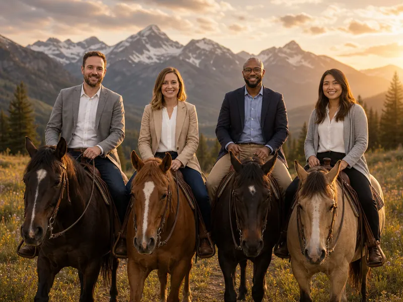 Mountain Horseback — group