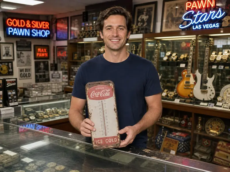 Pawn Shop Customer Vegas AI photo booth effect — Solo rendering