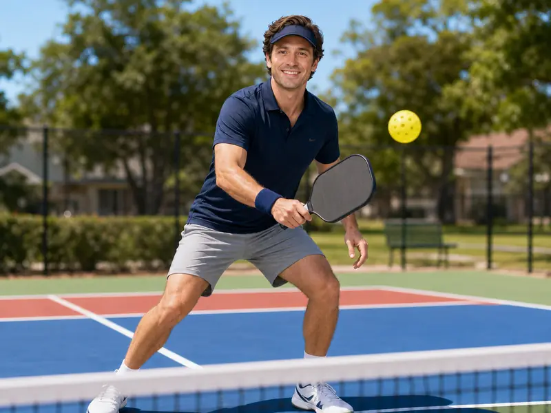 Pickleball Court AI photo booth effect — Solo rendering