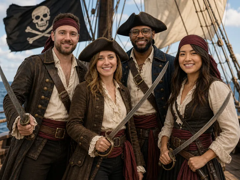 Pirate Ship Deck — group