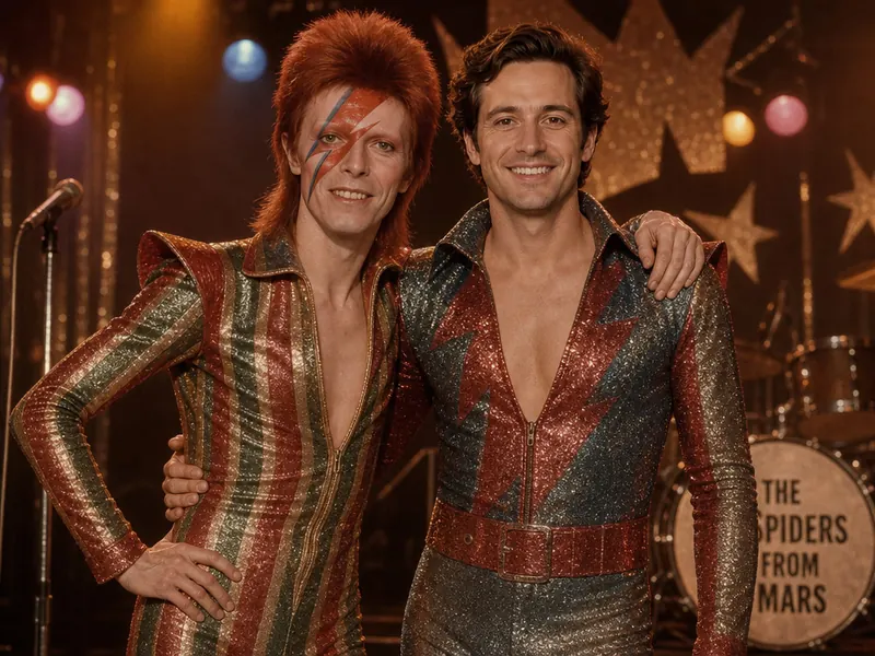 Pose with David Bowie — solo