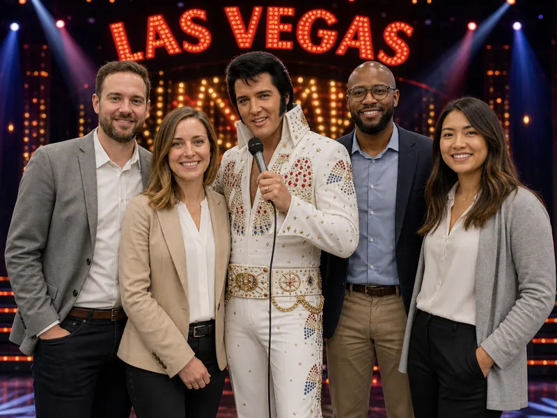 Pose with Elvis (Jumpsuit) — group