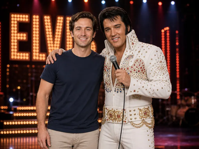 Pose with Elvis (Jumpsuit) — solo
