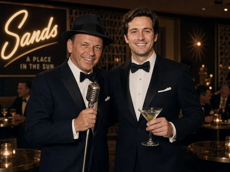 Pose with Frank Sinatra — solo