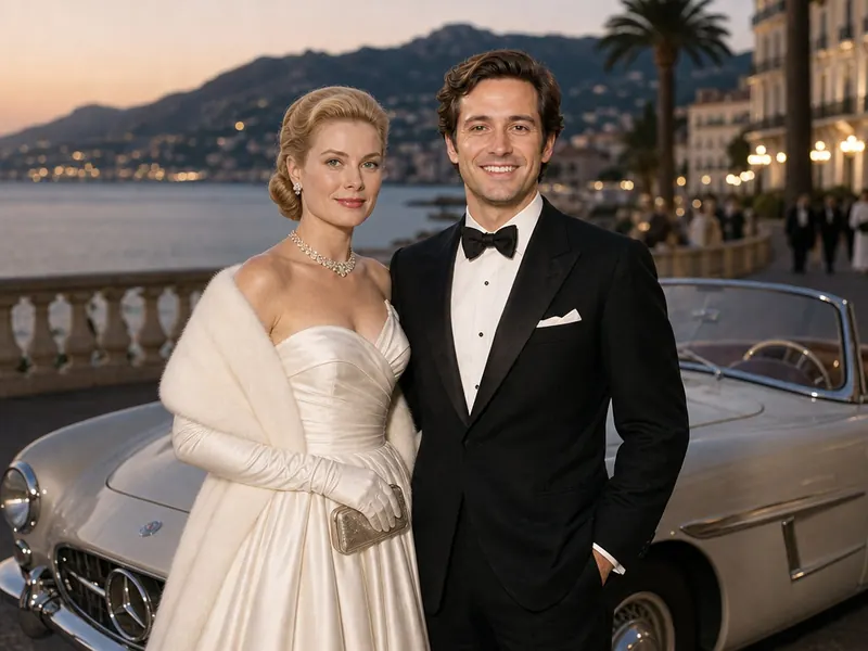 Pose with Grace Kelly — solo