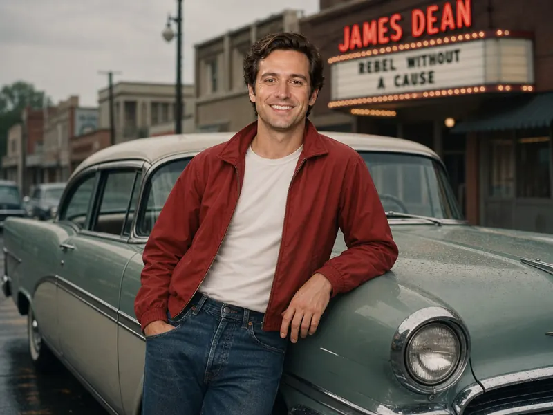 Pose with James Dean — solo