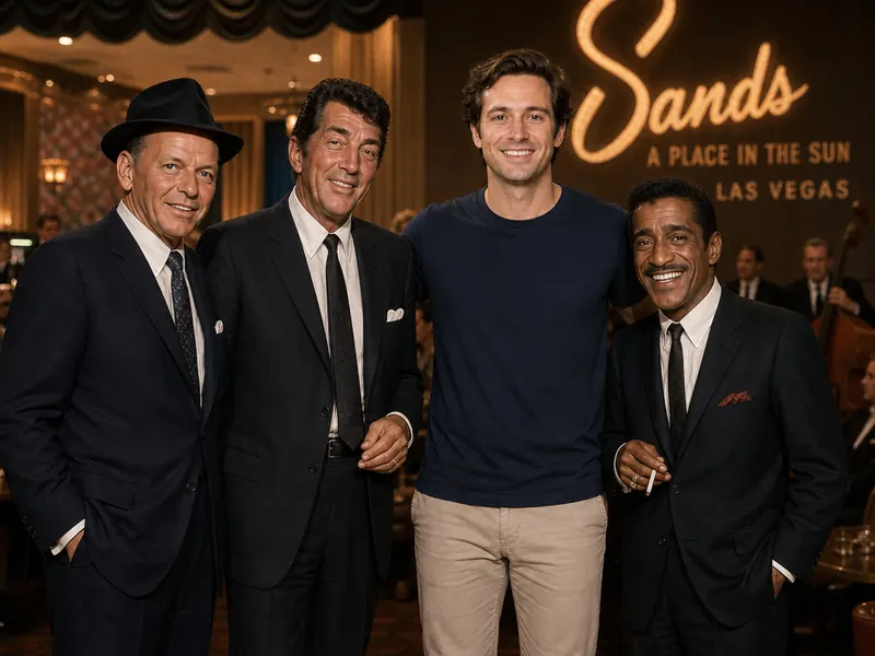 Pose with the Rat Pack — solo