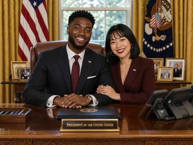 President Oval Office — couple