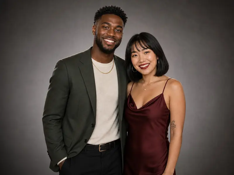 Professional Studio Portrait — couple