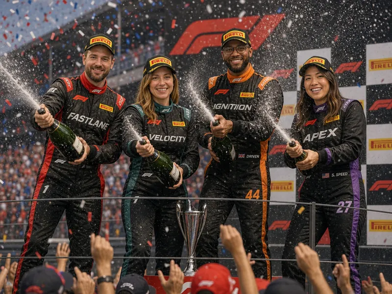 Race Car Champagne — group