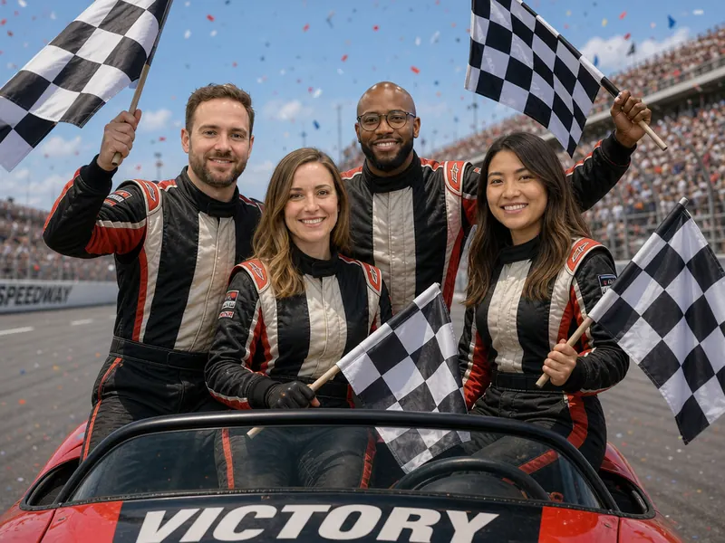 Race Victory Lap — group