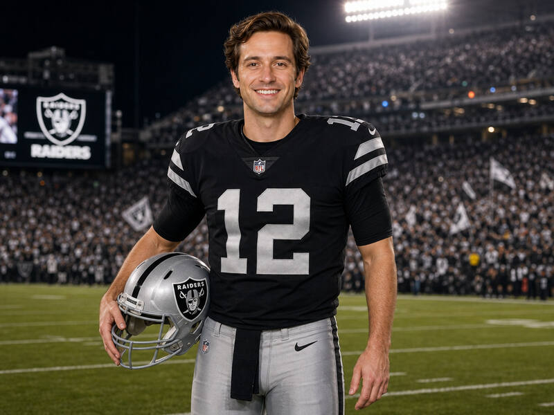 Raiders Game Day AI photo booth effect — Solo rendering