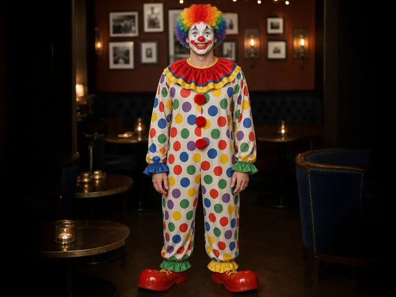 Random Clown AI photo booth effect — Solo rendering