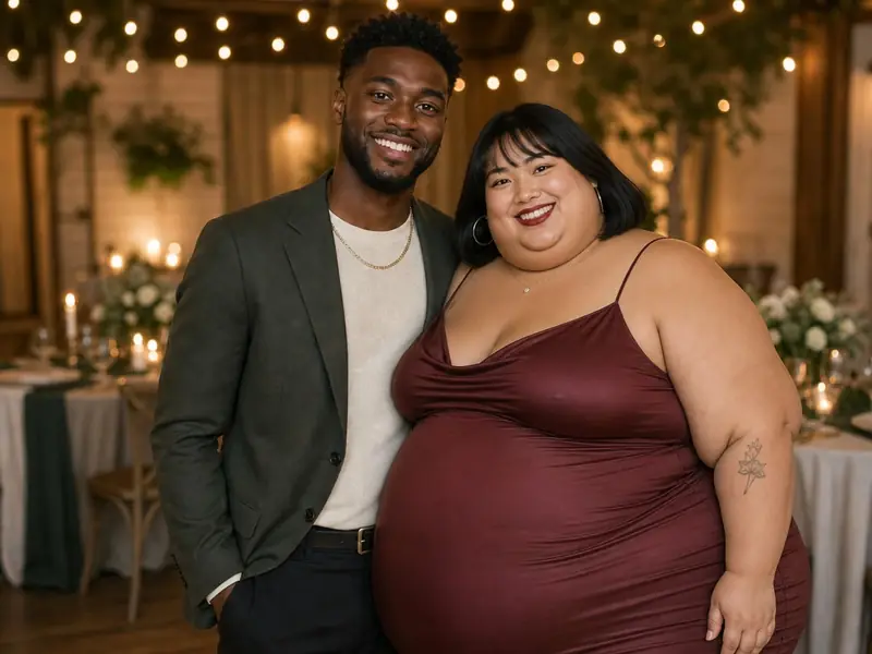 Random Gained Weight AI photo booth effect — Couple rendering