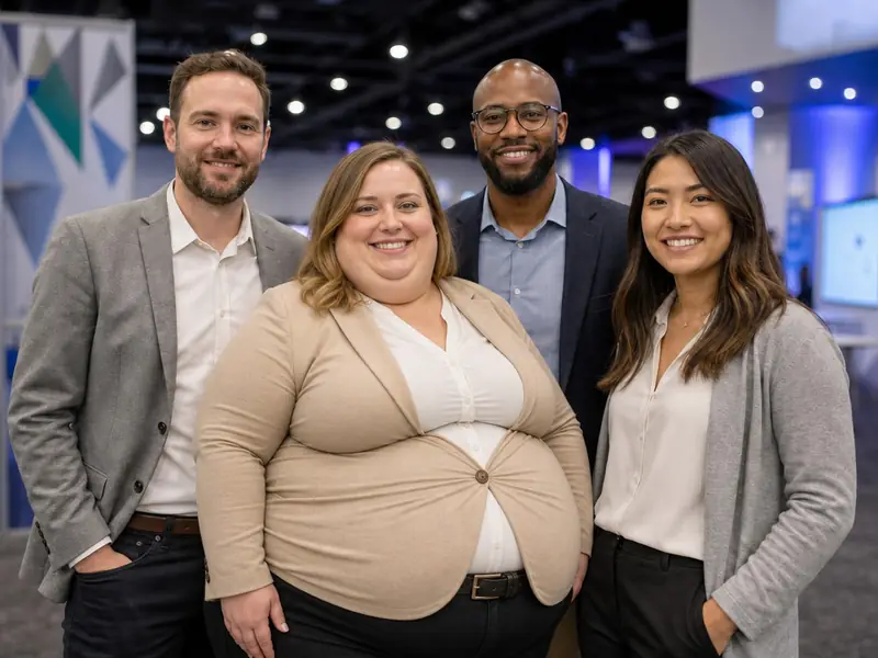 Random Gained Weight AI photo booth effect — Group rendering