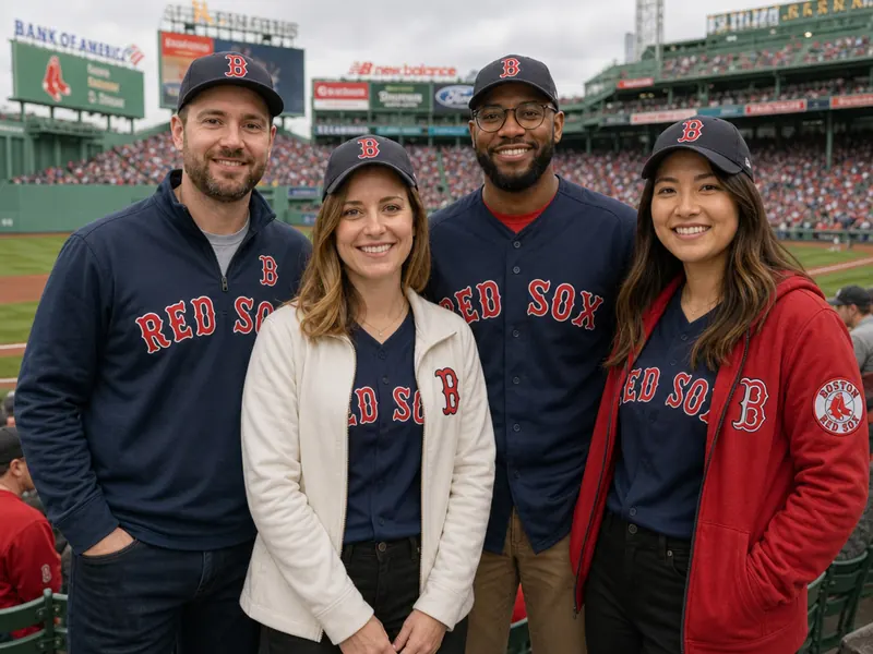 Red Sox Game AI photo booth effect — Group rendering
