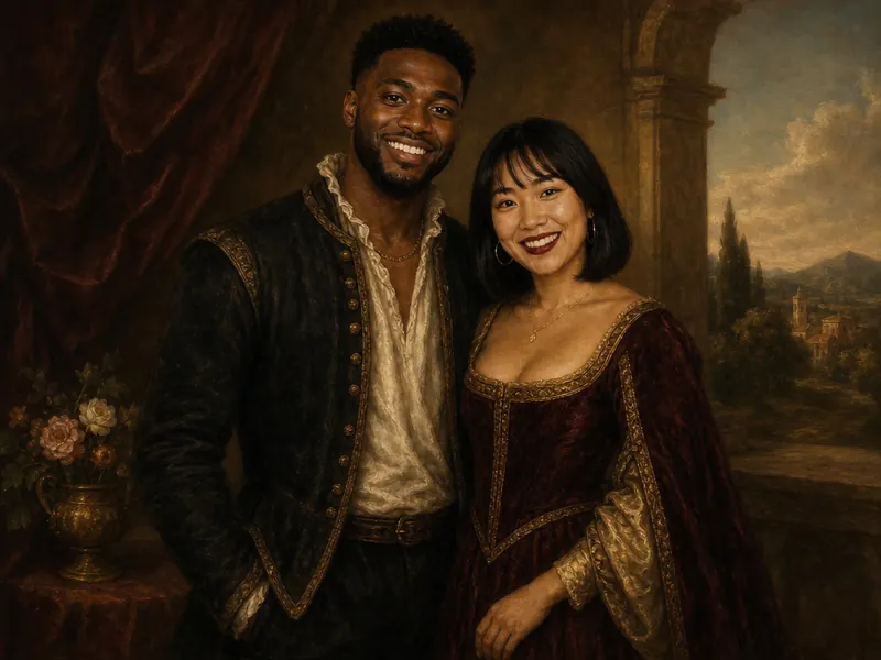 Renaissance Painting AI photo booth effect