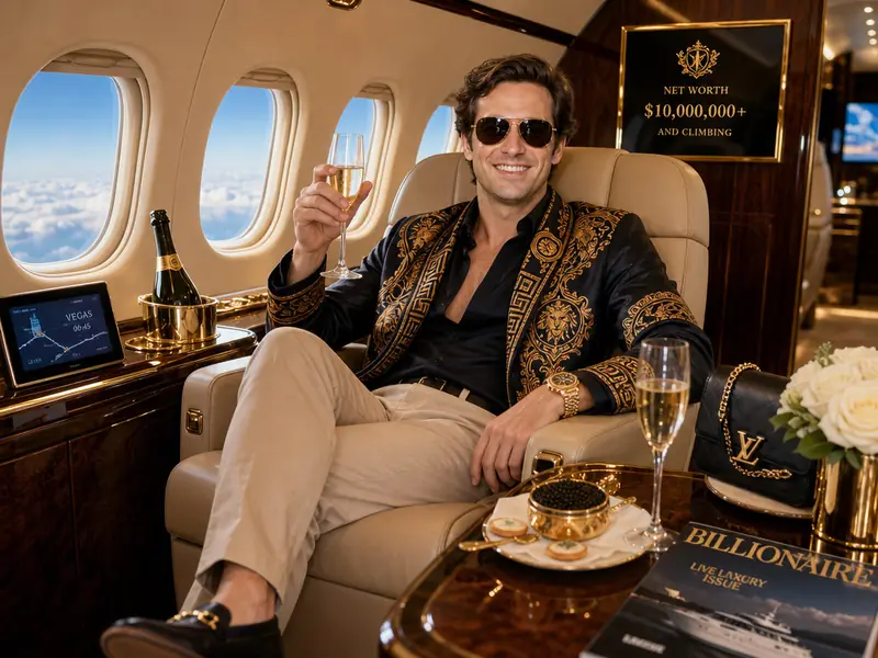 Rich Private Jet AI photo booth effect — Solo rendering