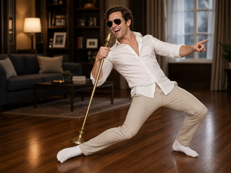 Risky Business Sock Slide — solo
