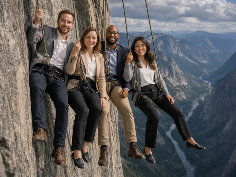 Rock Climbing — group