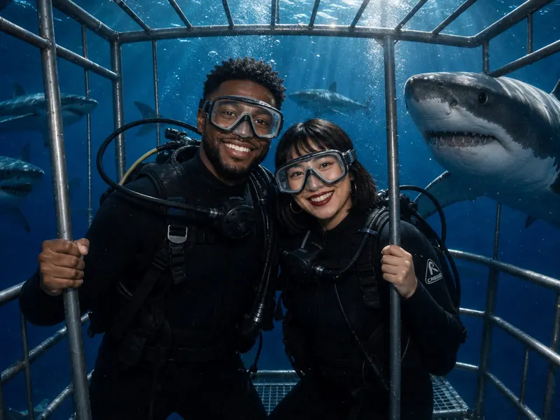Scuba With Sharks — couple
