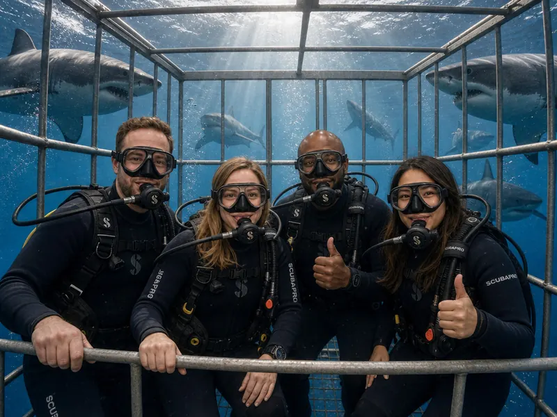 Scuba With Sharks — group