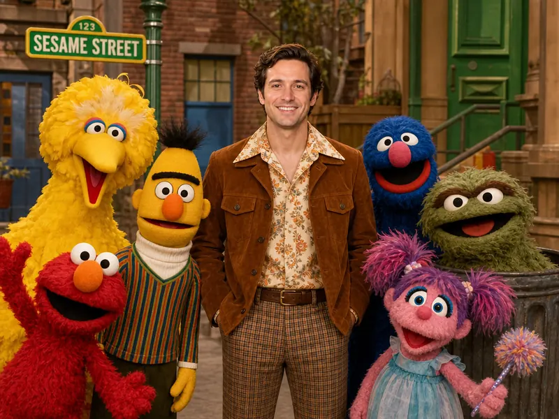 Sesame Street 70s AI photo booth effect — Solo rendering