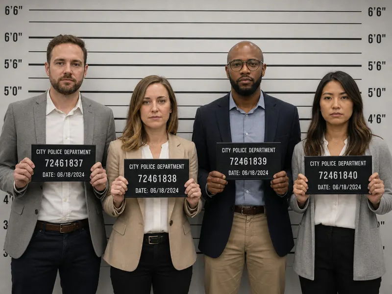 Solo Booking Mugshot — group