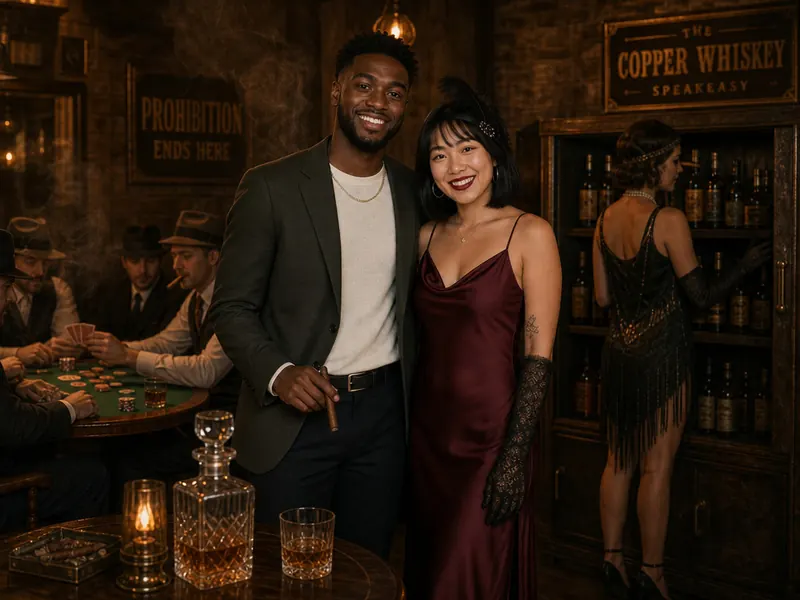 Speakeasy Back Room — couple
