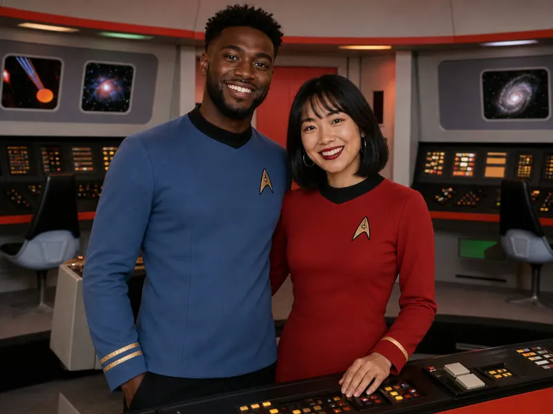 Star Trek Bridge — couple