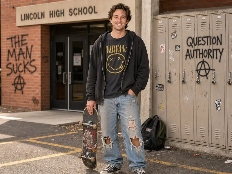 Stoners Misfits High School AI photo booth effect — Solo rendering
