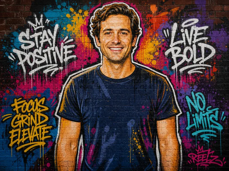 Street Graffiti AI photo booth effect — Solo rendering