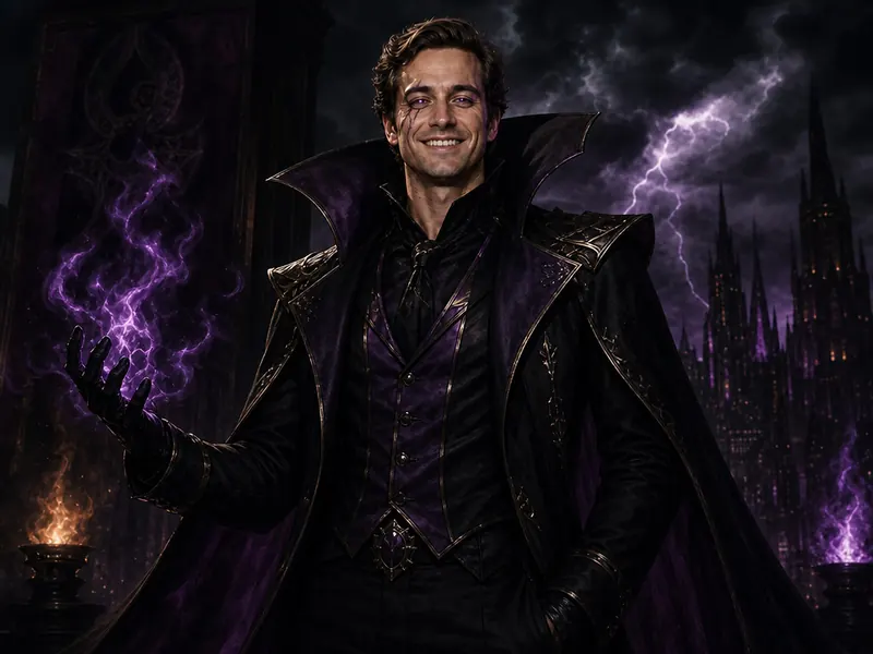 Super Villain AI photo booth effect — Solo rendering