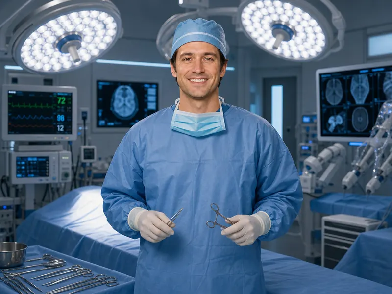 Surgeon in OR — solo