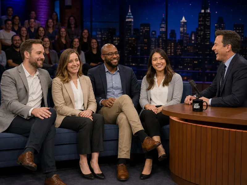 Talk Show Couch — group