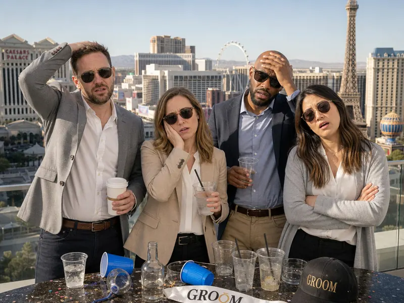 The Hangover Vegas Rooftop — group