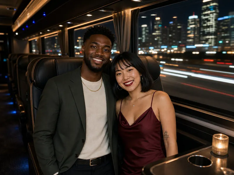 Tour Bus Hangout — couple