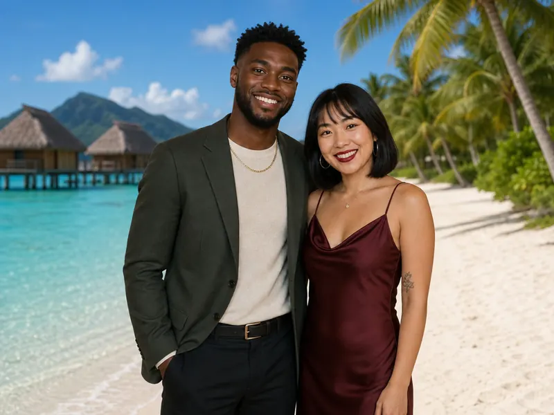 Tropical Beach Paradise — couple