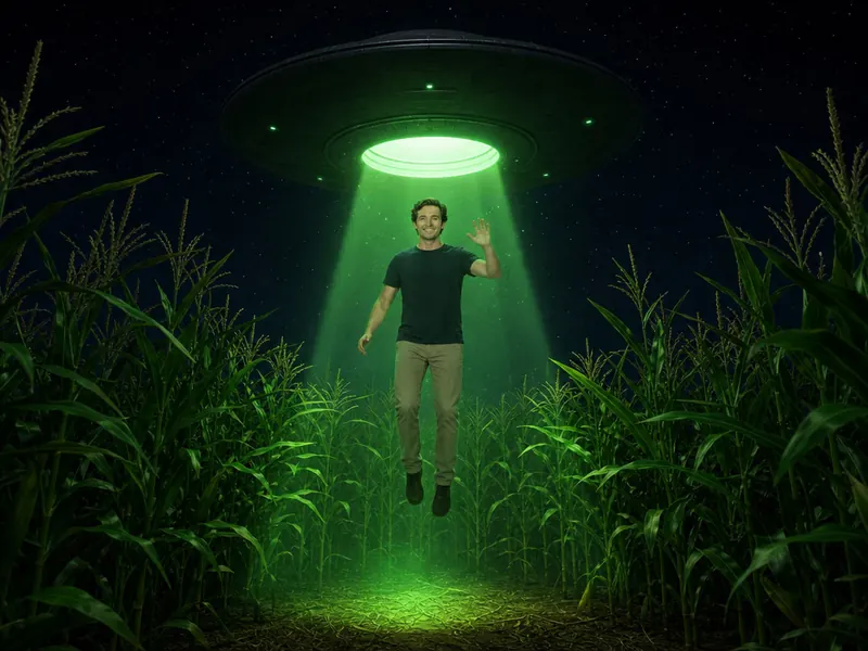 UFO Tractor Beam — solo