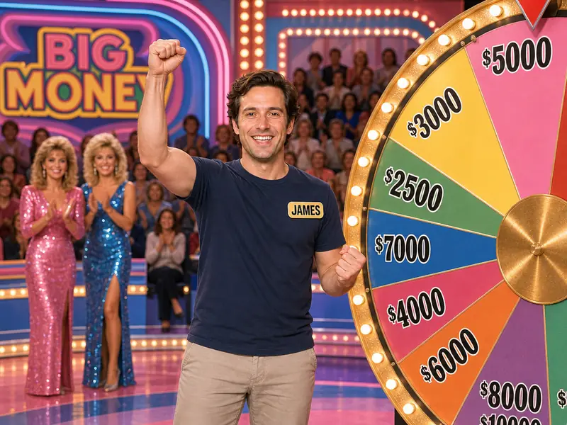 Vegas Game Show Wheel AI photo booth effect — Solo rendering